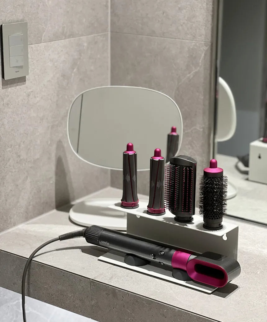 Non-Perforated Hair Dryer Holder – Wall-Mountable Cradle for Convenient Storage of Your Hair Styler