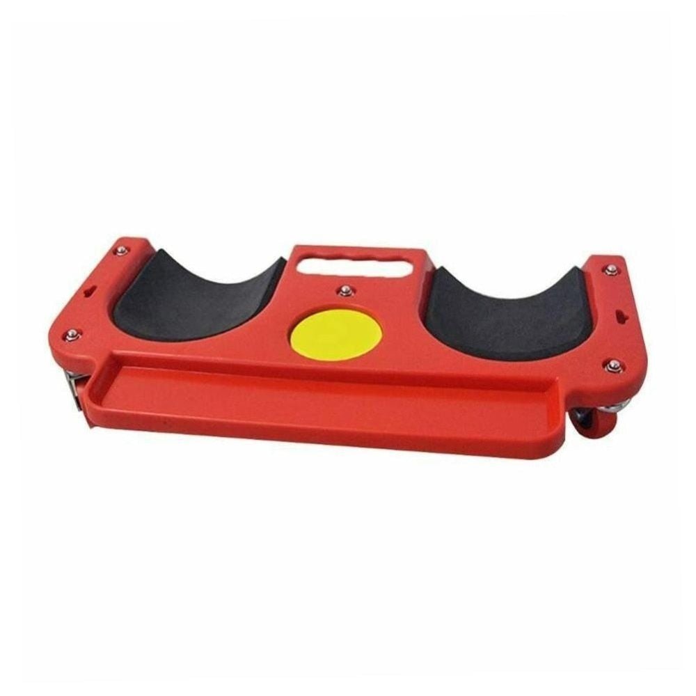 Safety Rolling Knee Pads for Work - Rolling Knee Protection Pad with Wheels Built in Foam Padded Creeper Platform Laying Tile or Vinyl Auto Repair