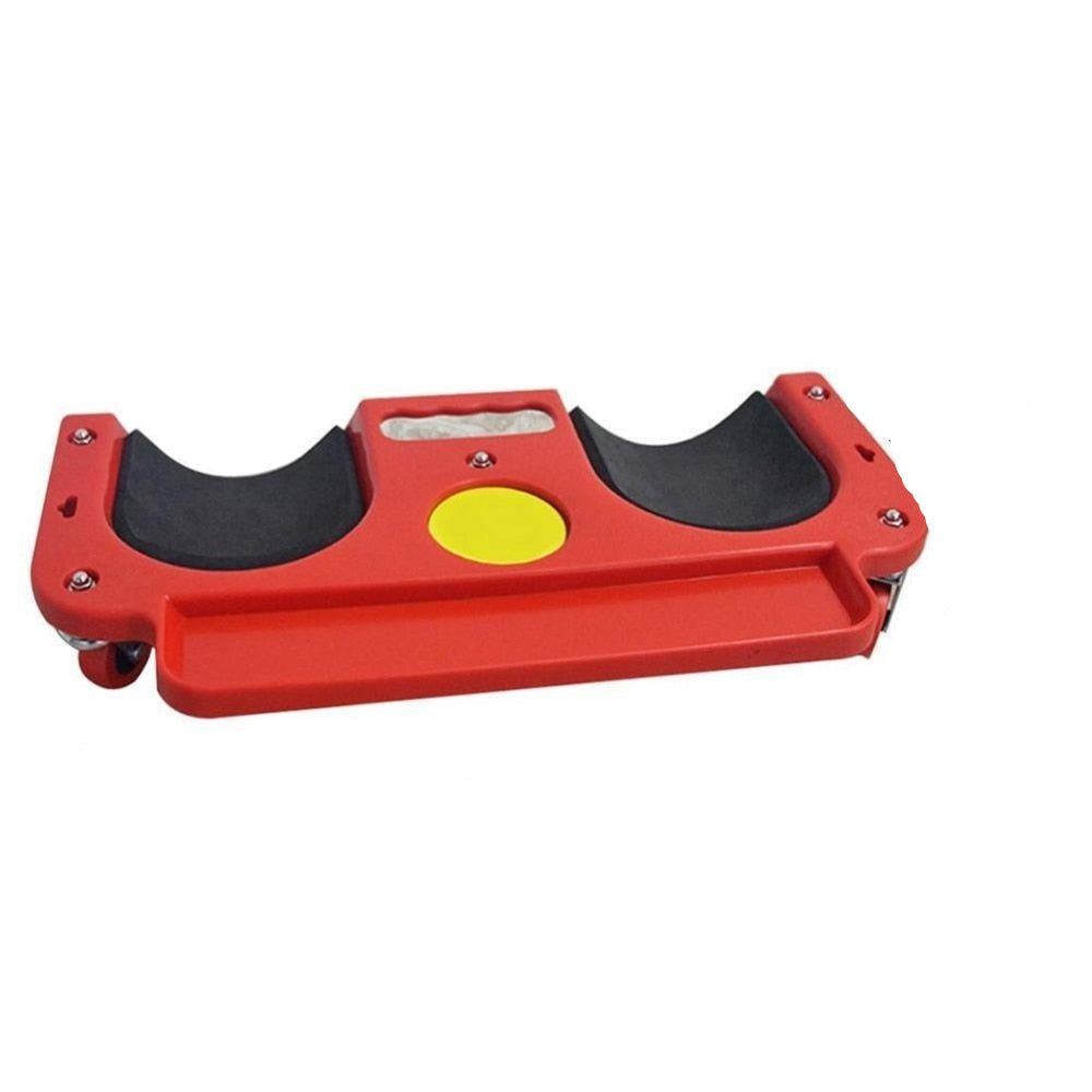Safety Rolling Knee Pads for Work - Rolling Knee Protection Pad with Wheels Built in Foam Padded Creeper Platform Laying Tile or Vinyl Auto Repair