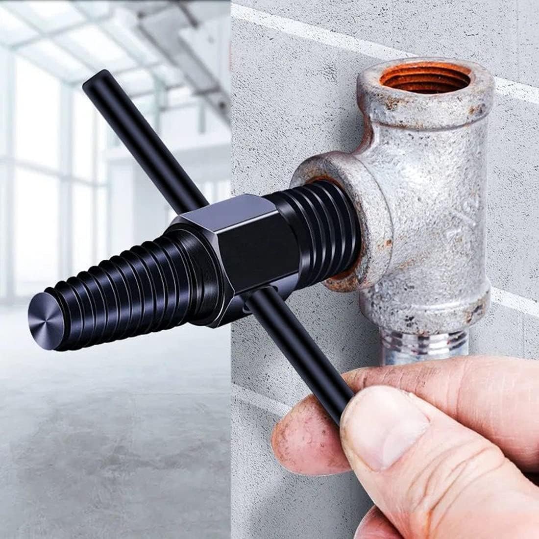 Screw Extractor & Bolt Extractor Set - Damaged Wire Water Pipe Bolt Remover Easy Out Tool Set