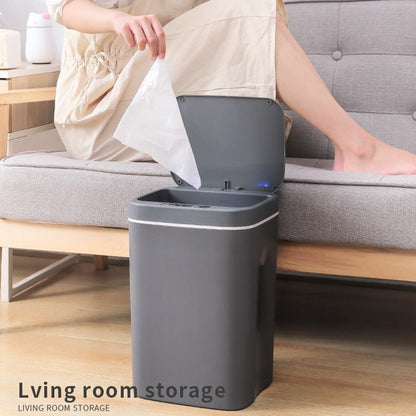Self Changing Automatic Trash Bin - Electric Waste Bin for Home