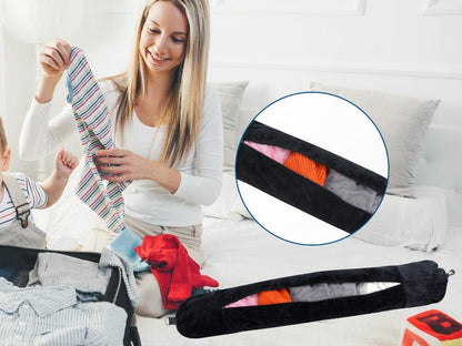 Self-Filling Travel Pillowcase & Organizer – Space-Saving Airplane & Adventure Essential