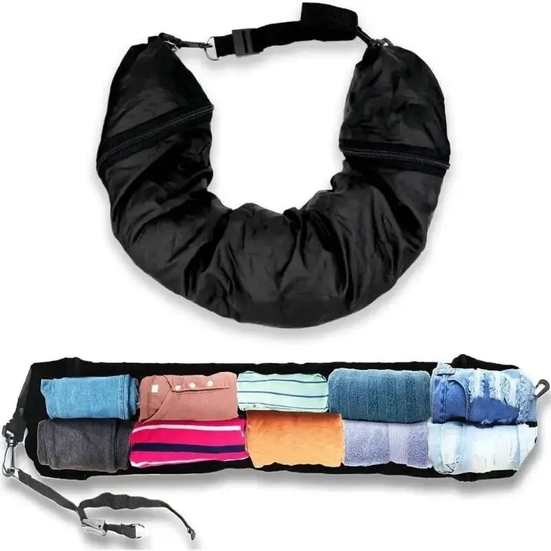 Self-Filling Travel Pillowcase & Organizer – Space-Saving Airplane & Adventure Essential