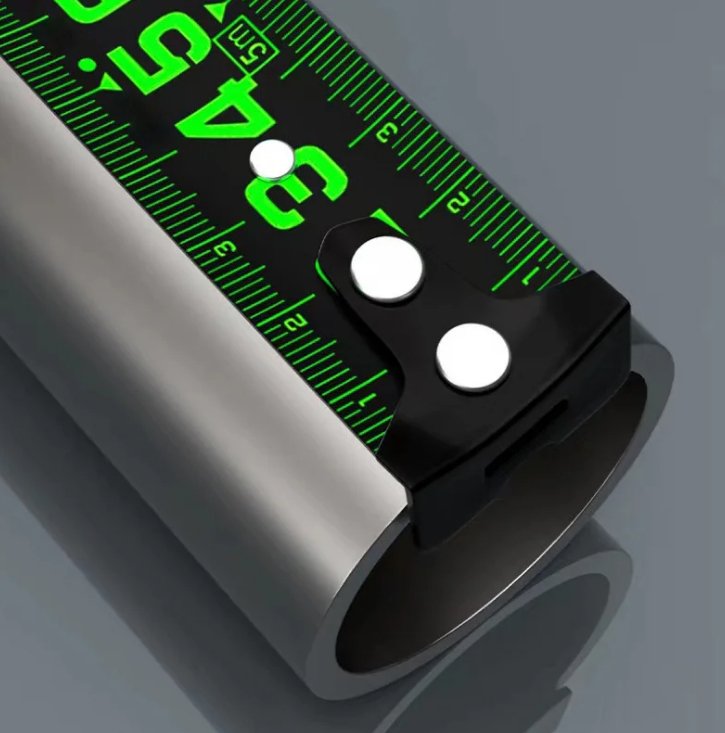 Metric Tape Measure – 5 m Self-Locking Steel Measuring Tape with Fluorescent Blade