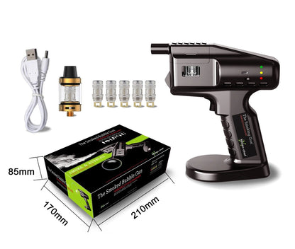 Cocktail Bubble Smoke Gun Kit – Electric Aroma Bubble Gun for Drinks