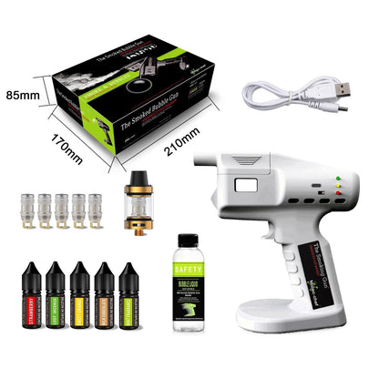 Cocktail Bubble Smoke Gun Kit – Electric Aroma Bubble Gun for Drinks