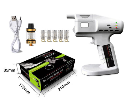 Cocktail Bubble Smoke Gun Kit – Electric Aroma Bubble Gun for Drinks