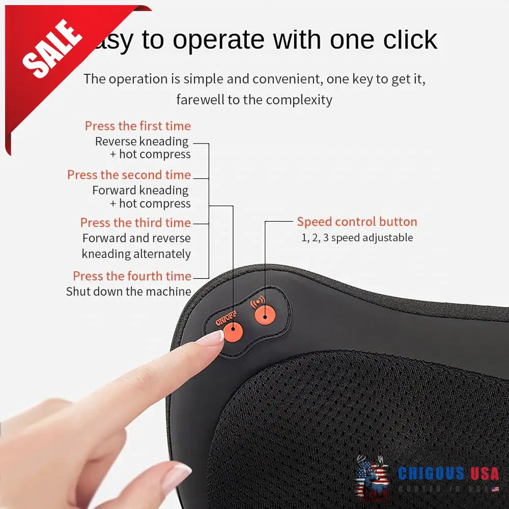 Shiatsu Massage Pillow Automotive Accessories