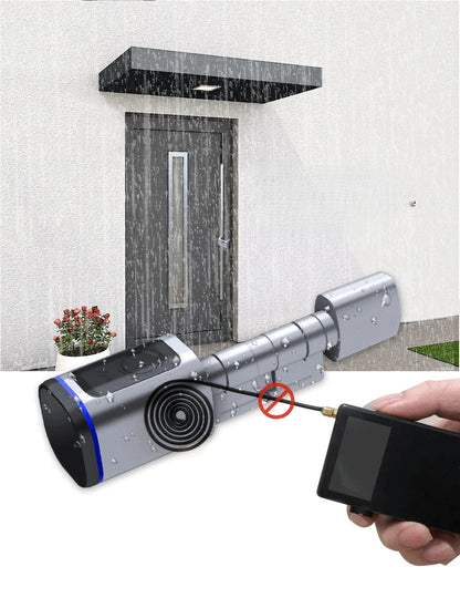 Smart Bluetooth Door Lock – Biometric Fingerprint, App, Key & 13.56MHz IC Card Access for Hassle-Free Home & Office Security