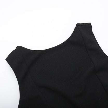 Sexy Backless Bodycon Mini Dress – Elegant Sleeveless Party Stunner for a Sexy Summer Evening Look