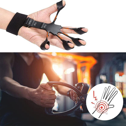 Silicone Finger Trainer – Hand Grip Strengthener & Resistance Expander for Training & Rehabilitation