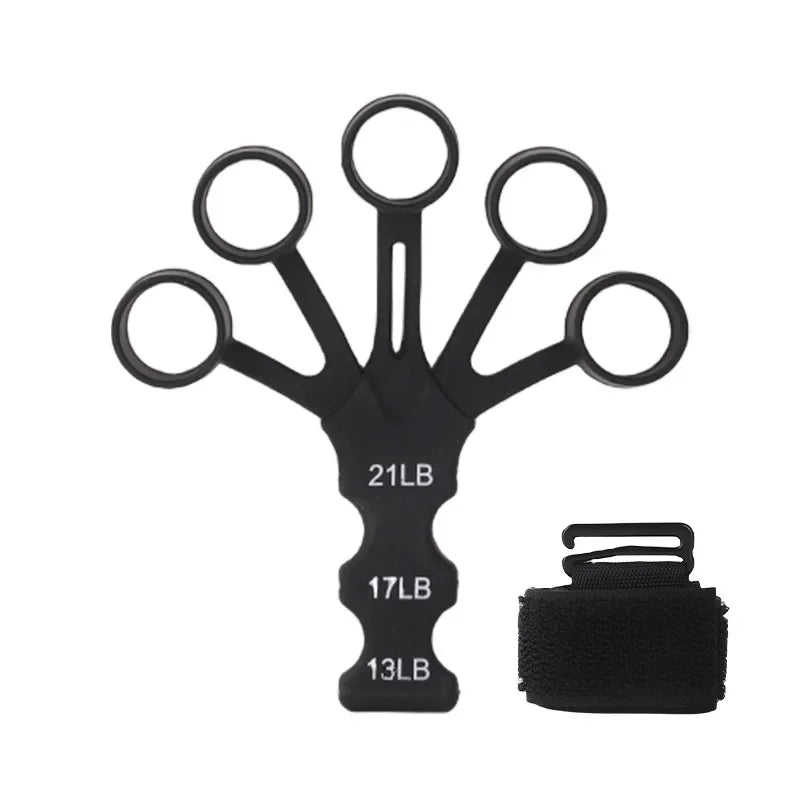 Silicone Finger Trainer – Hand Grip Strengthener & Resistance Expander for Training & Rehabilitation