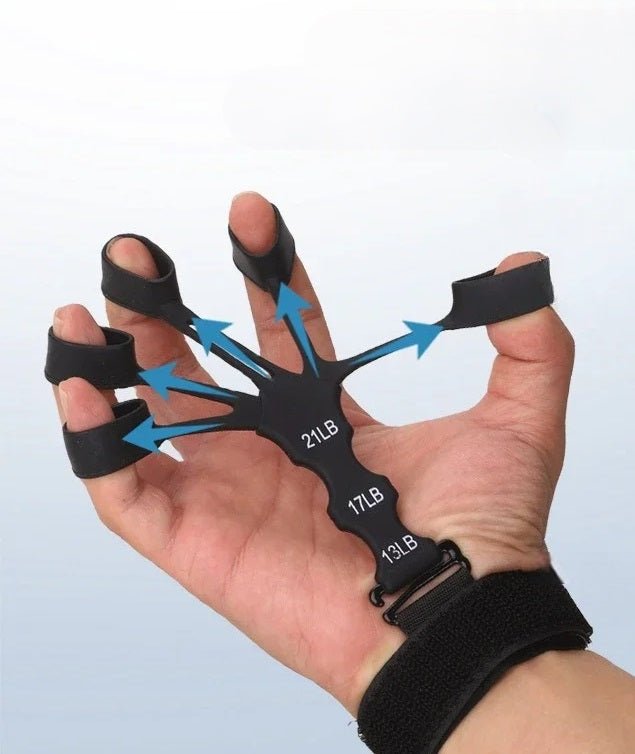 Silicone Finger Trainer – Hand Grip Strengthener & Resistance Expander for Training & Rehabilitation