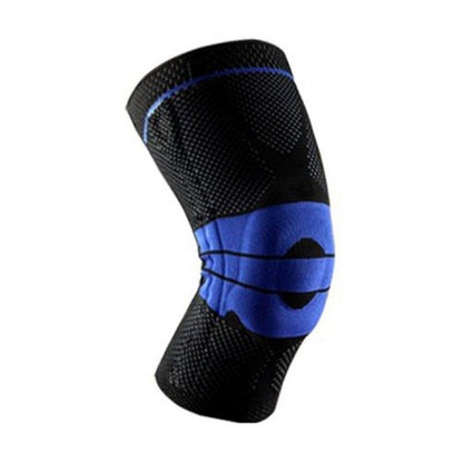 Silicone Spring Knee Compression Sleeve with Side Stabilizers