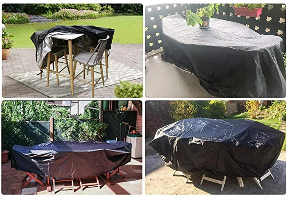 Multi-Size Waterproof Furniture Cover - Garden Chair, Sofa, Table Protective Cover for Weatherproof Outdoor Protection