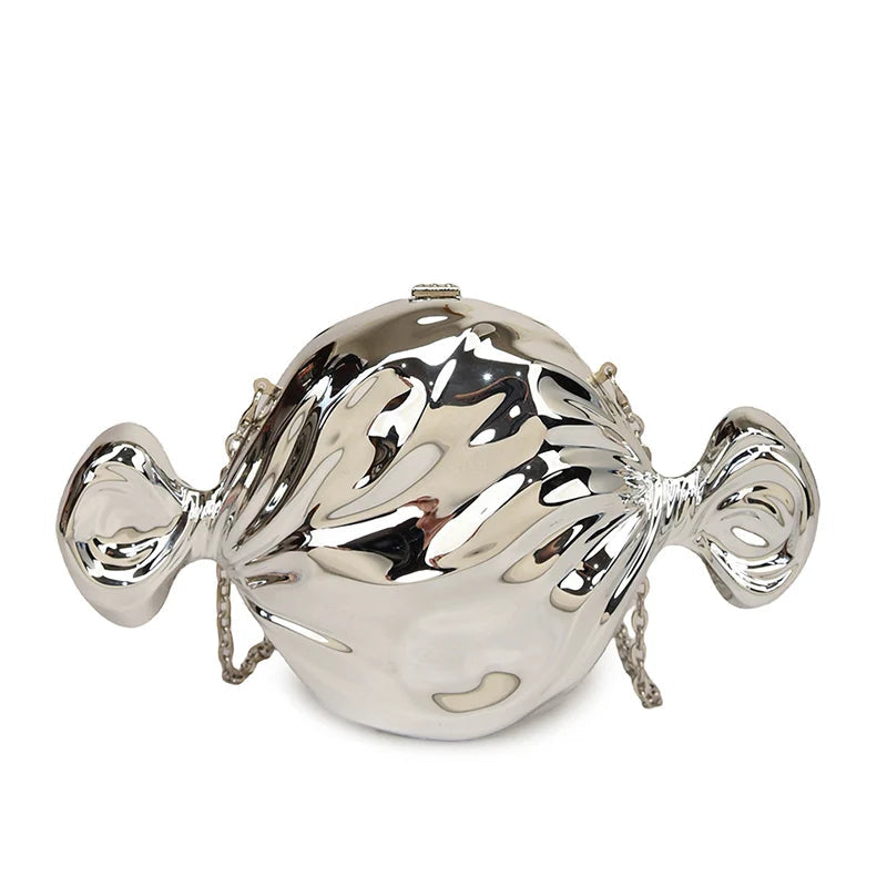 Acrylic Candy Evening Clutch – Shiny Candy Shoulder & Crossbody Purse for Weddings & Parties
