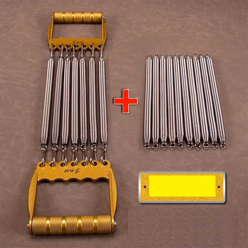 Men’s Spring Chest Expander – Stainless Steel Gym Equipment for Muscle Strength Training, Arm Pulling & Upper Body Workout Power