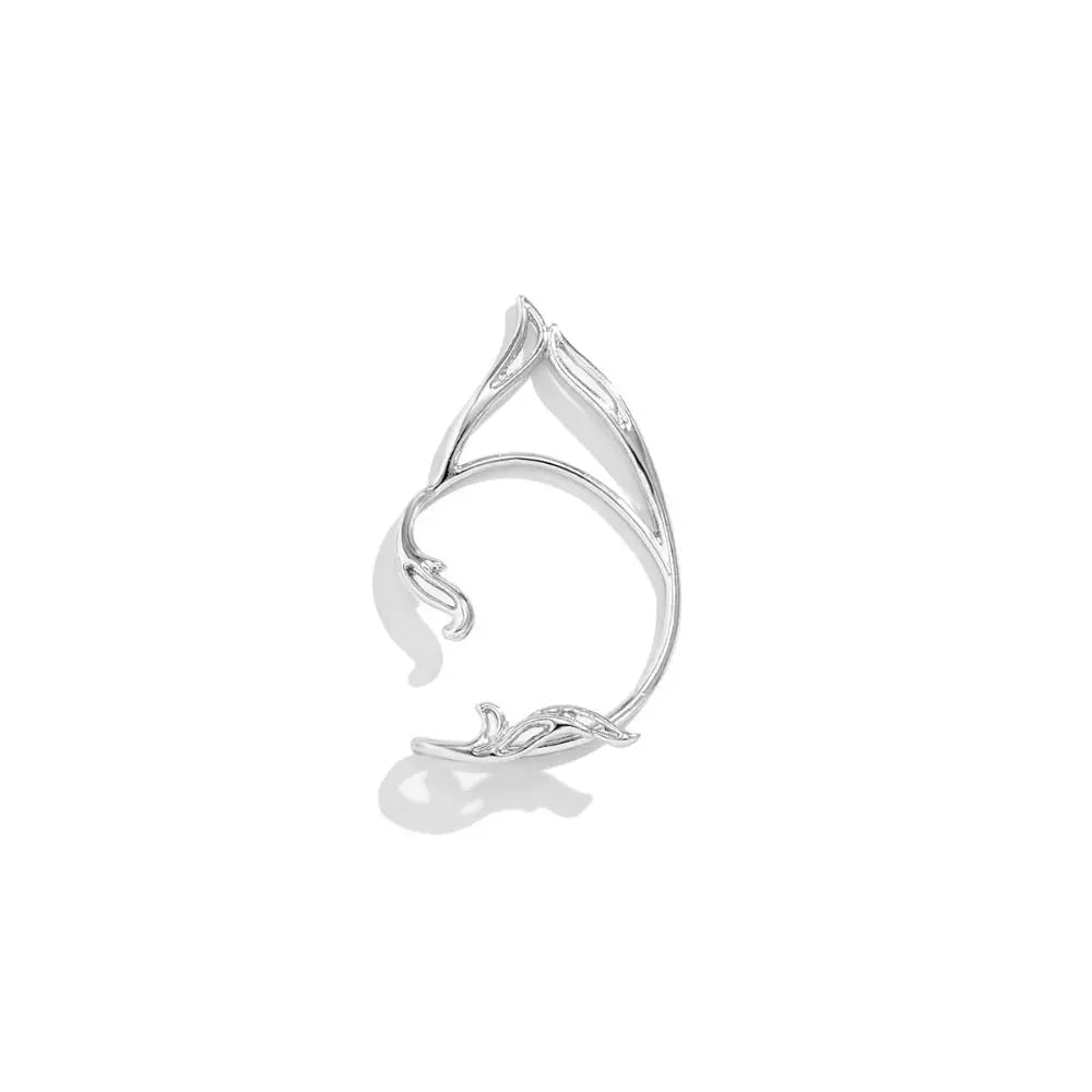Korean Elf Fairy Earrings  – Hollow Cat Ear Hook Jewelry for a Magical Look