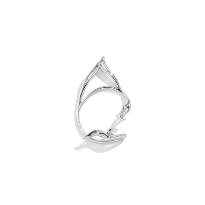 Korean Elf Fairy Earrings  – Hollow Cat Ear Hook Jewelry for a Magical Look