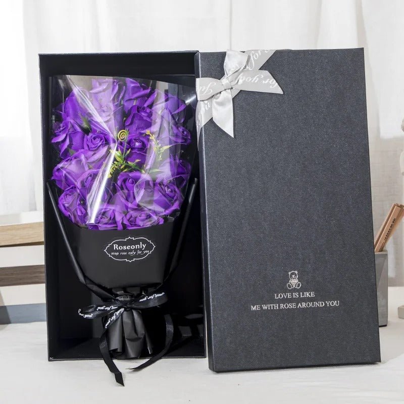 Simulated Rose Soap Flower Gift Box - Suitable For Valentine's Day, Confessions, Weddings, Birthday Gifts For Girlfriend