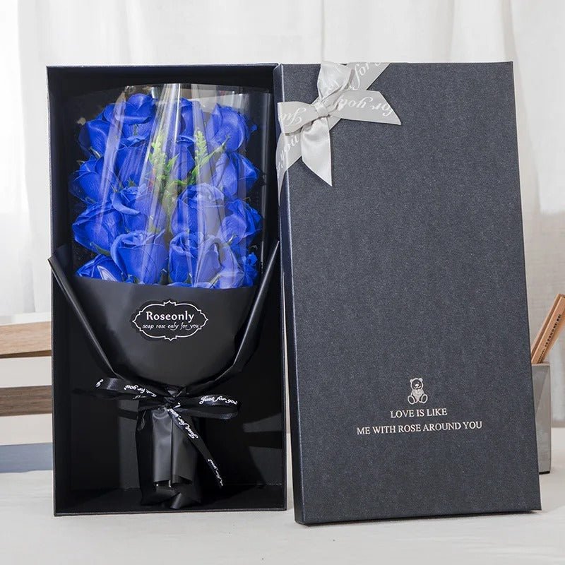 Simulated Rose Soap Flower Gift Box - Suitable For Valentine's Day, Confessions, Weddings, Birthday Gifts For Girlfriend