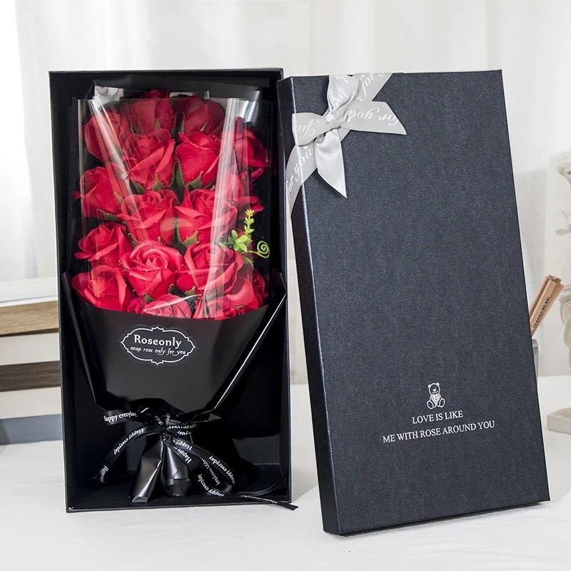Simulated Rose Soap Flower Gift Box - Suitable For Valentine's Day, Confessions, Weddings, Birthday Gifts For Girlfriend