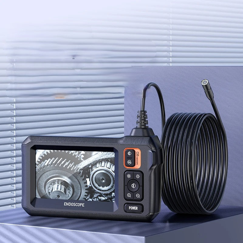 Endoscope Camera with Light - 4.3" Waterproof, High-Definition Snake Lens for Men's Gadgets, Car or Pipe Inspection
