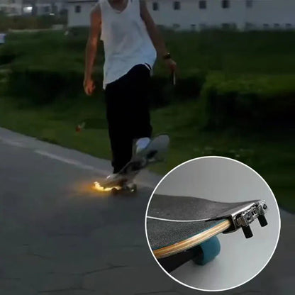 Skateboard Spark Plate -  Tail Plate Attachment for Cool Sparking Effect