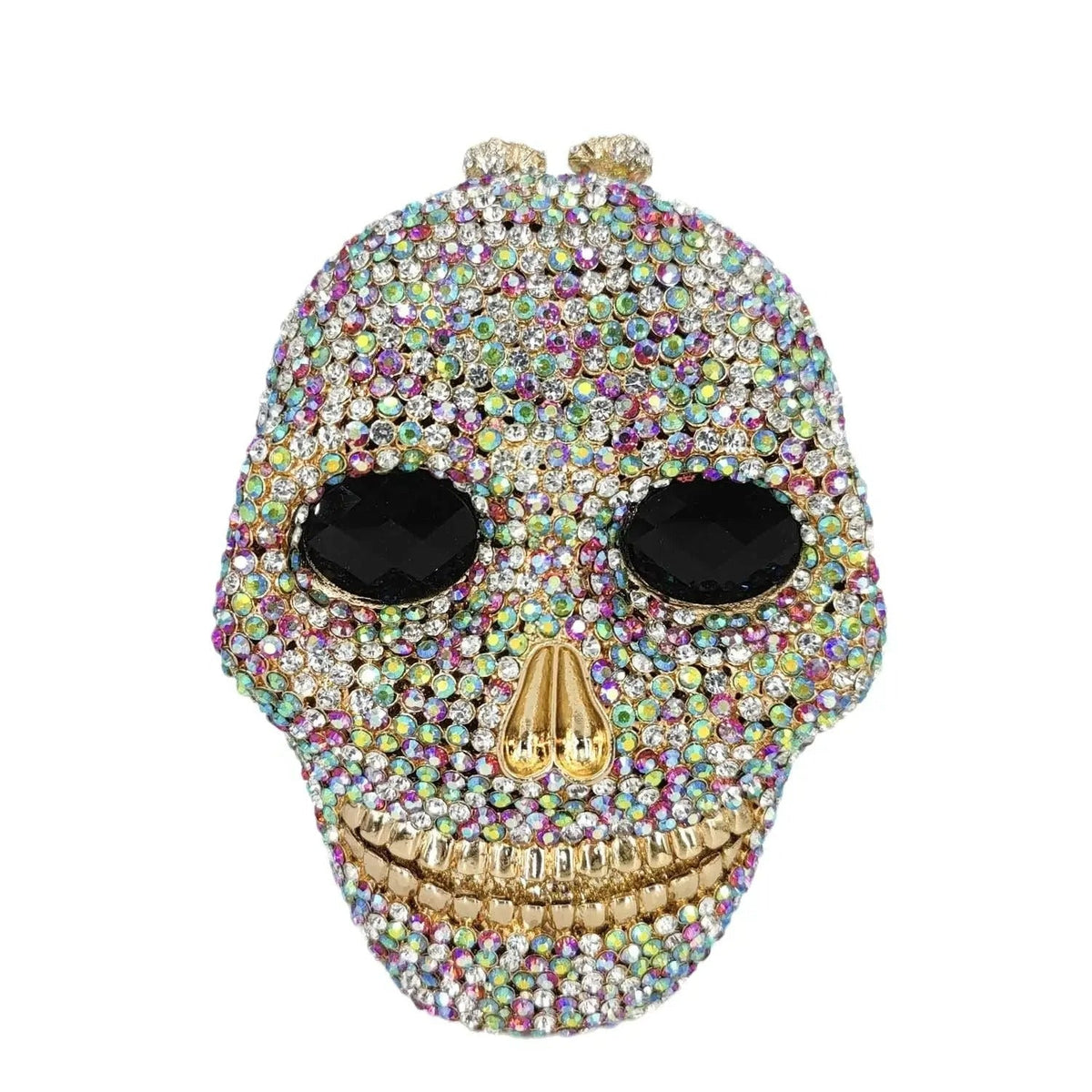Skull Clutch Bag - Halloween Women's Crystal Party Clutch Bag