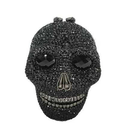 Skull Clutch Bag - Halloween Women's Crystal Party Clutch Bag