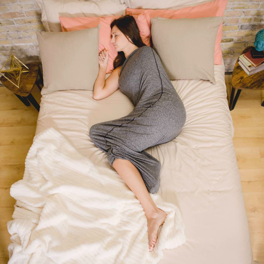 Sleep Pod Move - Adult Swaddle Blanket for Men and Women, High Elasticity Onesies Wearable Blanket