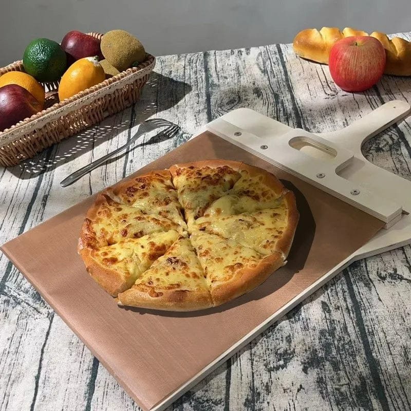 Sliding Pizza Peel - Easily Slide and Transfer Pizza with This Sliding Pizza Paddle Shovel