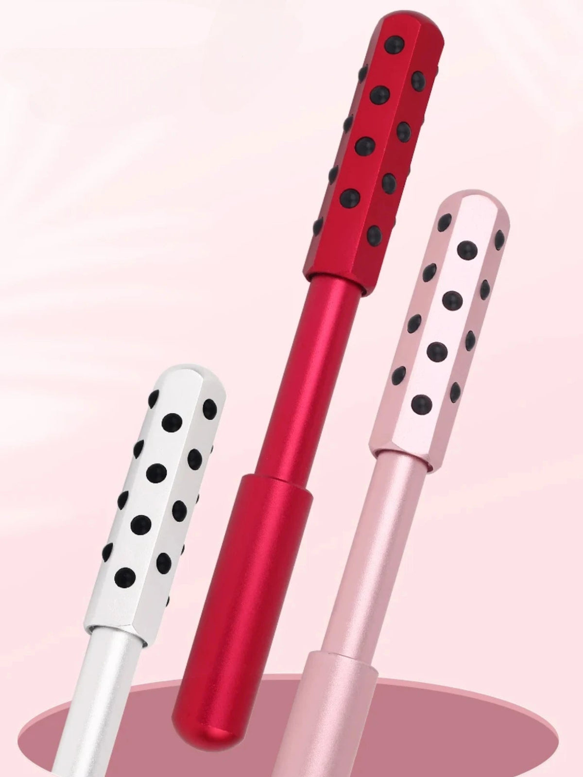 Germanium Anti-Wrinkle Facial Roller – 30-Needle Face Lift Wand for Skin Tightening, Derma Rolling, and Anti-Aging Treatment