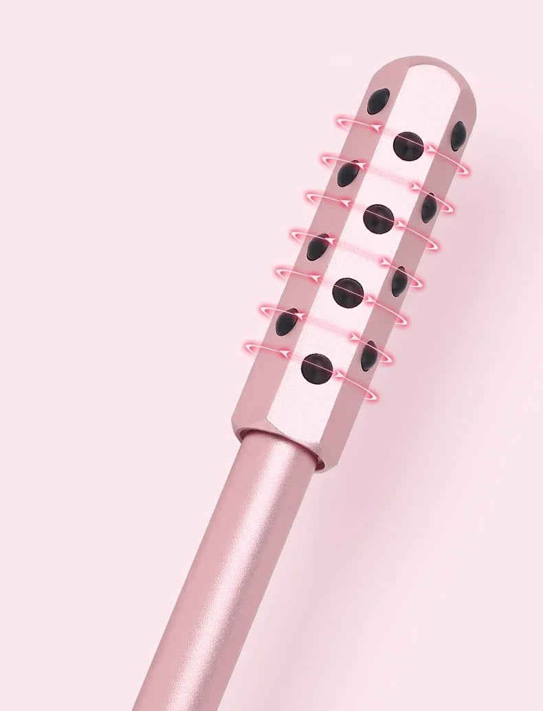 Germanium Anti-Wrinkle Facial Roller – 30-Needle Face Lift Wand for Skin Tightening, Derma Rolling, and Anti-Aging Treatment