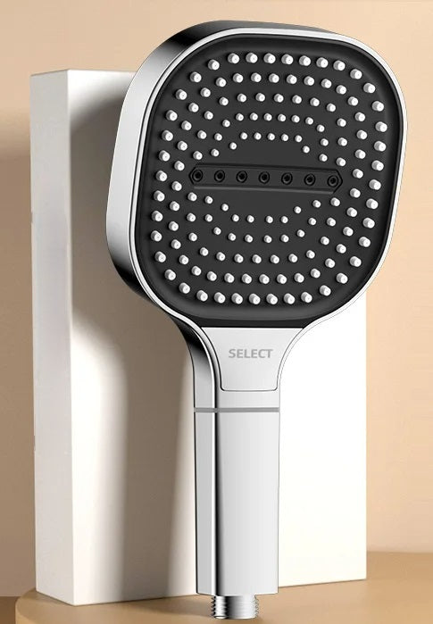 Massage Shower Head - 13CM High-Pressure 3 Mode Spray with Filter for Bathroom Spa
