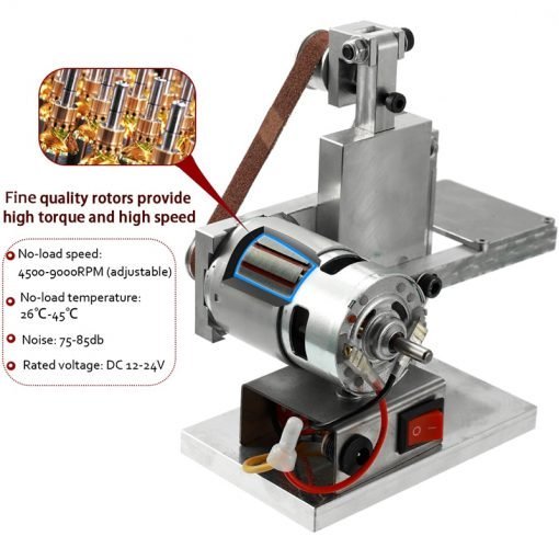 Small DIY Polishing Machine - Multifunctional Electric Mini Belt Sander Polishing Tools