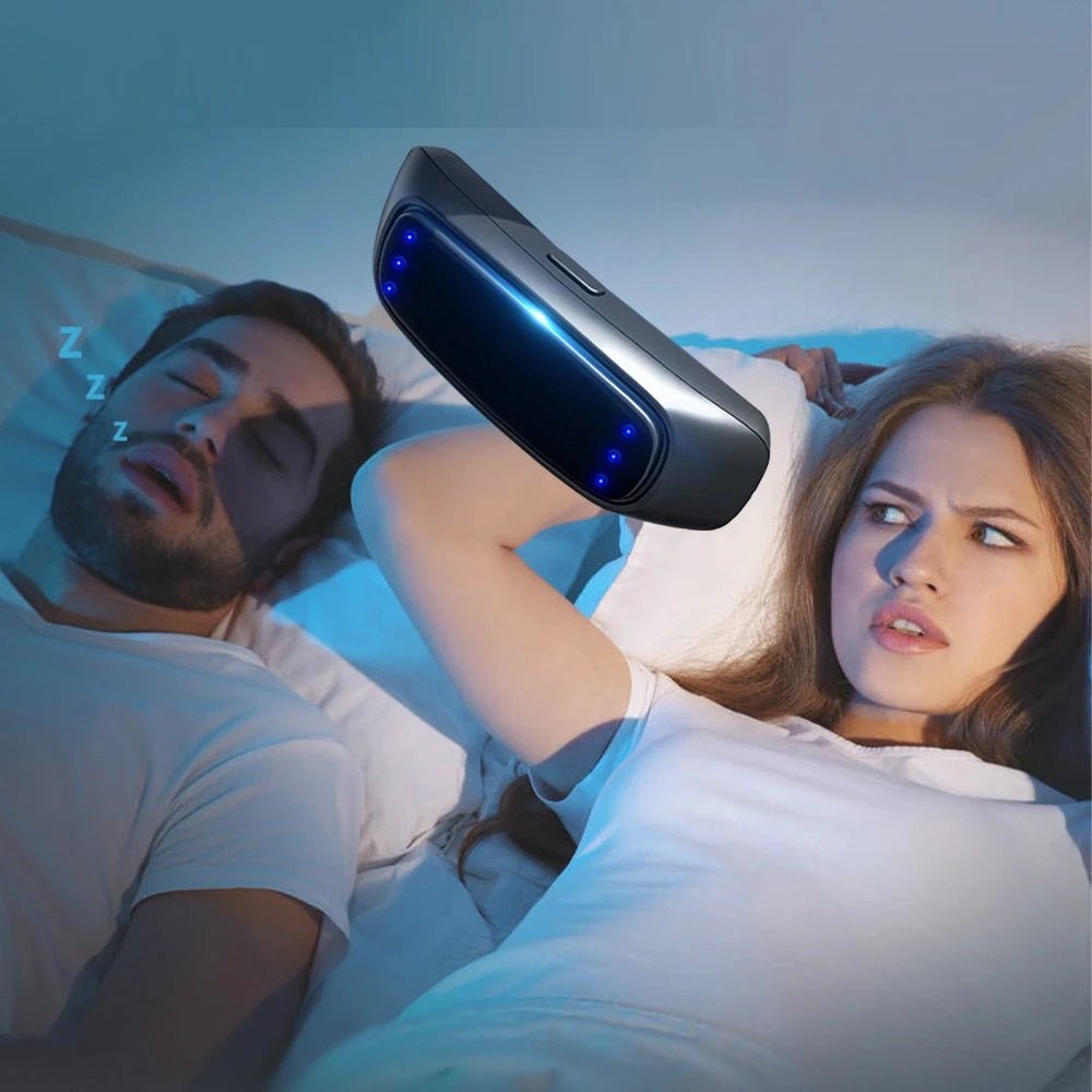 Smart Anti-Snoring Device – Pulse Technology for Peaceful, Snore-Free Nights Portable, Effective & Designed for Deep, Uninterrupted Sleep