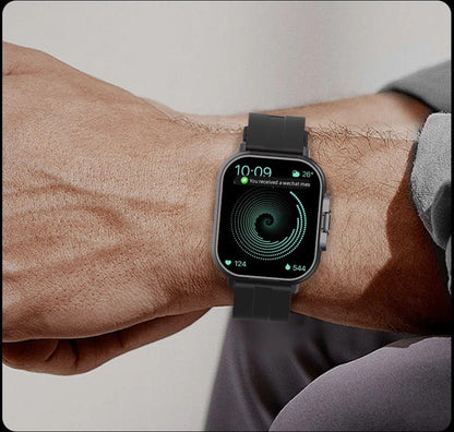 Smart GPS Watch & Bluetooth Headset Duo – 2n1 Watch to Monitor Heart Rate, Blood Pressure Monitoring, Music Play, and Calls in One Sleek Device