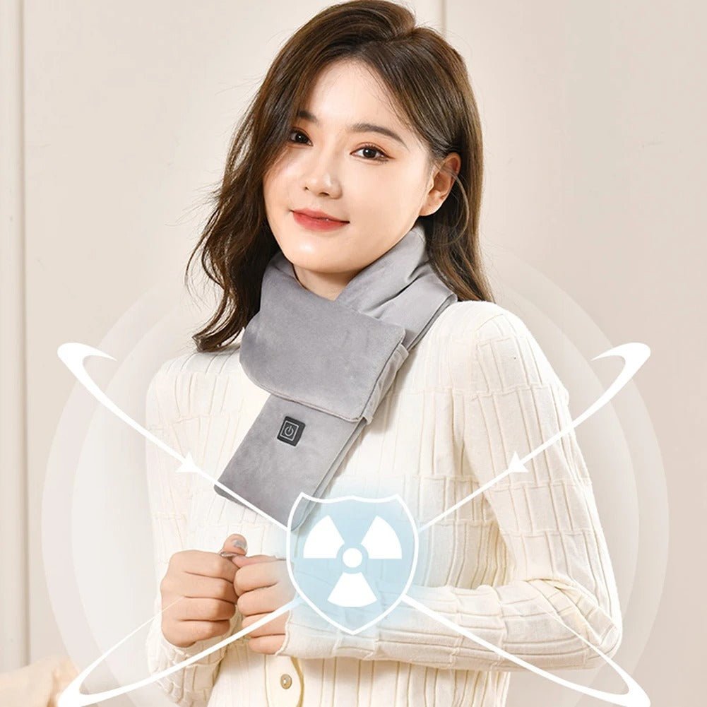 Smart Heating Winter Scarf - Heating Pad for Neck Pain &Stiffness Relief