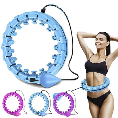 Smart Hoop Weighted Fit for Adults Weight Loss - 2 in 1 Fitness Massage
