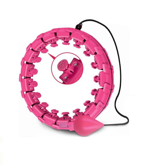 Smart Hoop Weighted Fit for Adults Weight Loss - 2 in 1 Fitness Massage