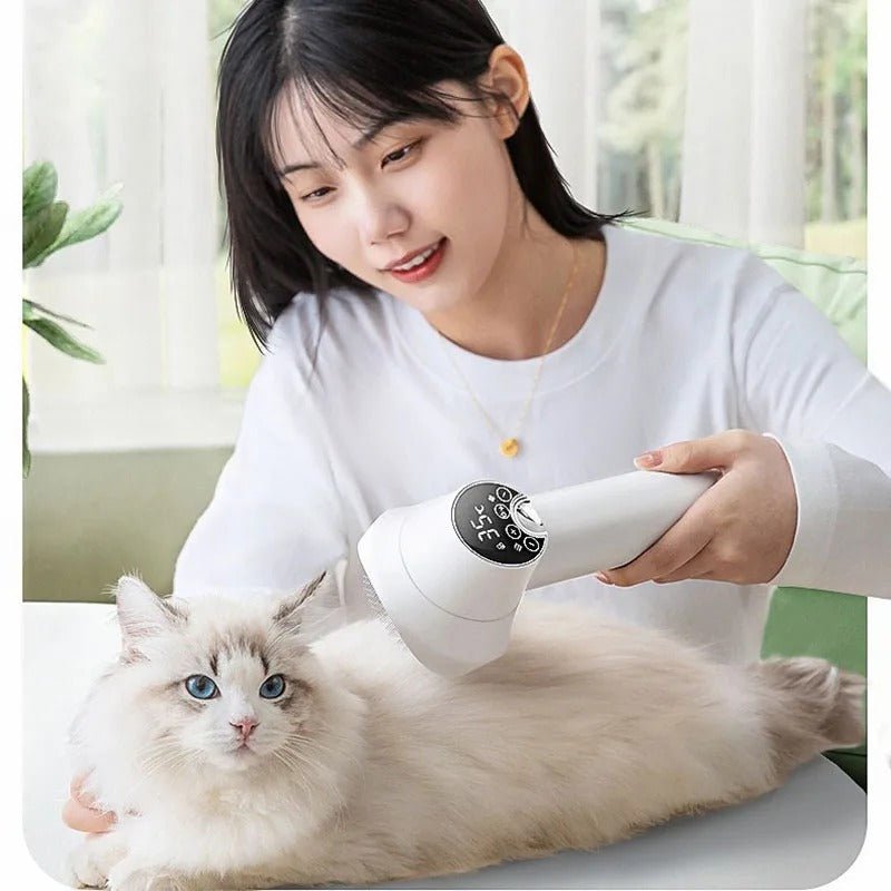 Smart Pet Hair Dryer - Dog Golden Retriever Cat Grooming Hairdressing Blow & Comb