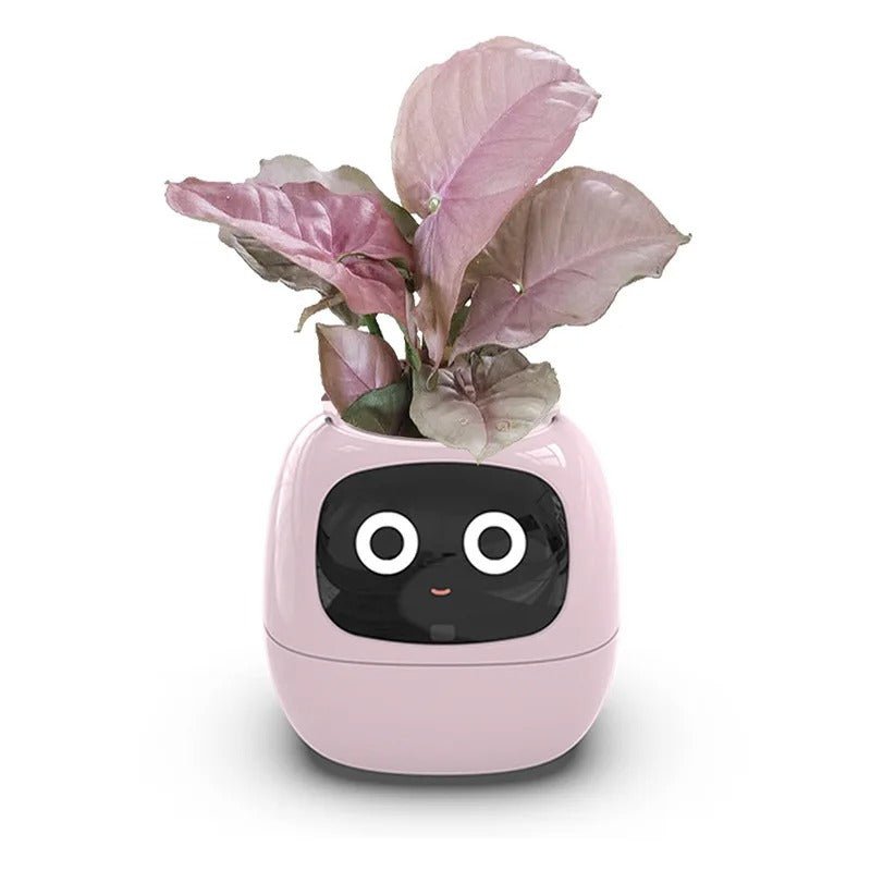 7 Sensors Smart Planter - Smart Flower Pot, and Ai Chips Make Raising Plants Easy and Fun for Living Room