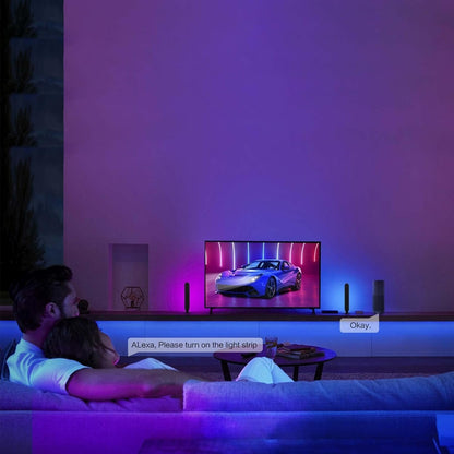 Smart WiFi IR Music Light -  Gaming Light Bar for TV, Movies, PC, and Room
