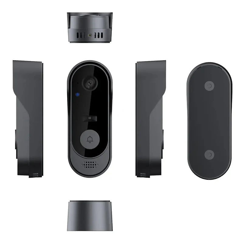 Smart WiFi Video Doorbell with HD Intercom – HD Clarity, Night Vision & Waterproof Security for 24/7 Smart Home Protection
