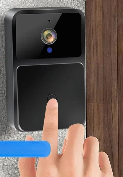 Smart Wireless WiFi Video Doorbell Camera with Two-Way Audio  – HD Night Vision, Two-Way Intercom & Voice Changer for Ultimate Home Security & Peace of Mind