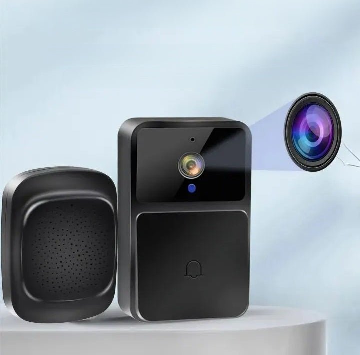 Smart Wireless WiFi Video Doorbell Camera with Two-Way Audio  – HD Night Vision, Two-Way Intercom & Voice Changer for Ultimate Home Security & Peace of Mind