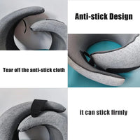 Snail Style Memory Foam Travel Curved Neck Pillow - U-shaped, Portable, Adjustable Support Neck Brace Pillow