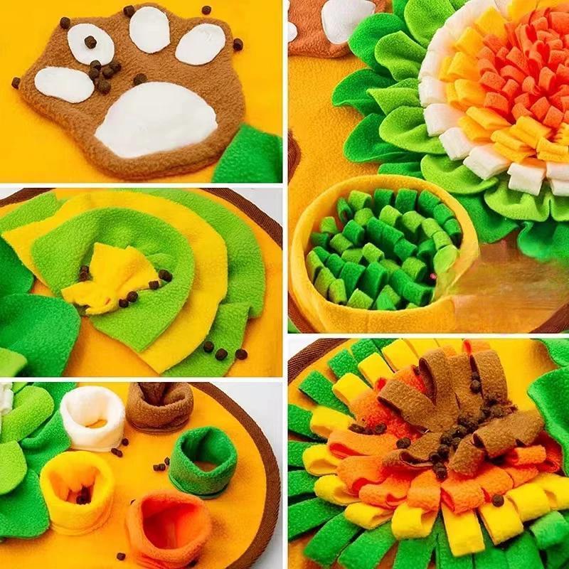 Sniff Mat for Dogs – Multi-Functional Feeding Mat, Treat Dispenser & Boredom Buster with Engaging Pup Games