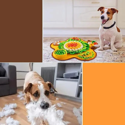 Sniff Mat for Dogs – Multi-Functional Feeding Mat, Treat Dispenser & Boredom Buster with Engaging Pup Games